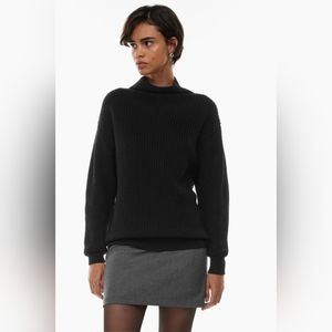 Wilfred 100% Wool Black High Neck  Sweater